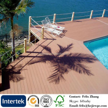 Wood Plastic Composite(wpc) Decking Boards Recycable Wood WPC Engineered Flooring Outdoor Decking PE Film, Wood Panel and Pallet